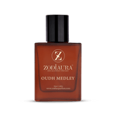 Zodiaura Oudh Medley Perfume EDP Spray for Men & Women | Oudh Leather Sweet Fragrance Accords | Luxury Gift for Him / Her | Variants Available: 50 ml Spray / 20 ml Spray
